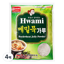 화미_메밀묵가루 400G 1팩, 4팩