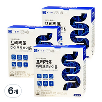 종근당 프리락토 마이크로바이옴 신바이오틱스 유산균 30포, 150g, 6개