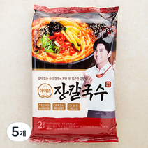 삼립 하이면 강릉식 장칼국수 2인분, 412g, 5개