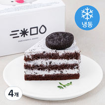 삼초마을 쿠앤크 조각케이크 (냉동), 75g, 4개