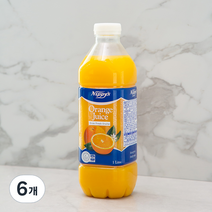 니피스 오렌지 주스, 1L, 6개