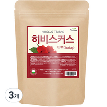 보탬 히비스커스 삼각 티백차, 1.2g, 100개입, 3개