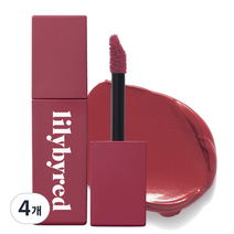 릴리바이레드 무드라이어 벨벳틴트 4.2g, 5 사연있는 자두인척, 4개
