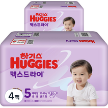 하기스 NEW 맥스드라이 밴드형 남여공용 특대형 5단계(11~16kg), 200매, 특대
