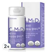 메디타민 어골칼슘 칼마디 플러스 126g, 180정, 2개