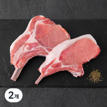 파머스팩 듀록 한돈 무항생제 인증 프렌치렉 뼈등심 돈마호크 구이용 (냉장), 600g, 2개
