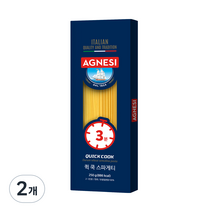 아그네시 듀럼밀 퀵 쿡 스파게티, 2개, 250g