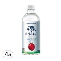 베지아쿠아 야채 과일 세정제, 1L, 4개