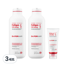 닥터포헤어 폴리젠 셀에너지 샴푸 500ml x 2p + 100ml, 3세트