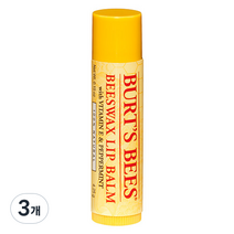 버츠비 비즈왁스 립밤 위드 비타민 E 4.25g, 3개