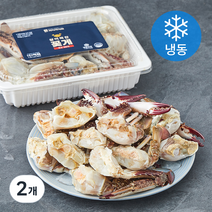 바다미식회 살이꽉찬 국내산 손질꽃게 2절 (냉동), 850g, 2개