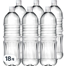 아워홈 지리산수 무라벨, 18개, 2L
