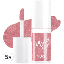 유키 리퀴드 아이즈 아이섀도 4g, 13 로즈글로우, 5개