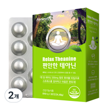네추럴라이즈 편안한 테아닌 24.48g, 2개, 30정