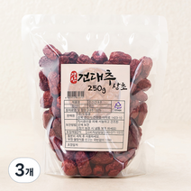 도들샘 경산 건대추 상초, 250g, 3개