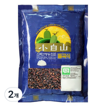 소백산영농조합 유기농 발아 찰흑미, 1kg, 2개