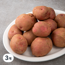 친환경 홍감자, 800g, 3개