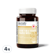 인테로 식물성 아마씨유 리놀렌산 90g, 90정, 4개, 90정