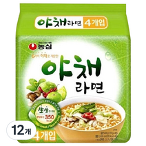 농심 야채라면, 12개