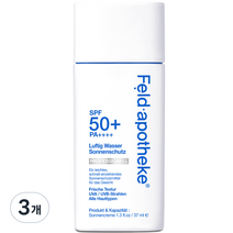 펠드아포테케 에어리 워터 선스크린 프로페셔널 SPF50+ PA++++, 37ml, 3개