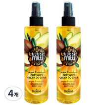파모나 아보카도 아르간 바디오일 열대과일향, 200ml, 4개