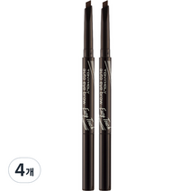 토니모리 이지터치 오토 아이브로우 0.4g, 03 다크브라운, 4개