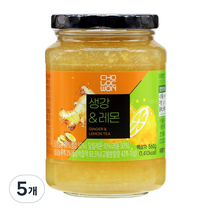 초록원 생강 레몬차, 560g, 5개, 5개