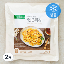 모노키친 땅속의보물 연근튀김 (냉동), 2개, 200g