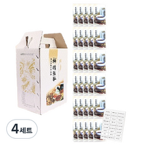 필레오 메세지 한약 봉투 세트, 울릉도체 아빠 딸버전, 4세트