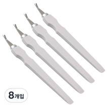 세븐스타 고급밀대 손톱 큐티클 제거용, 화이트, 8개입