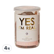 골드로니 예스아임리얼 강아지 수제간식, 돼지귀 맛, 130g, 4개