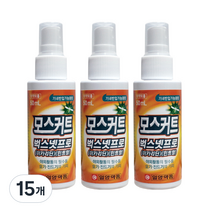 일양약품 모스커트 벅스넷프로 모기기피제, 50ml, 15개