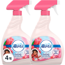 페브리즈 섬유탈취제 다우니 에이프릴향 본품, 880ml, 4개