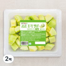 곰곰 조각 멜론, 1kg, 2팩
