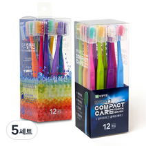 부광약품 얇은헤드 칫솔 12p + 아트컬렉션 12p, 5세트
