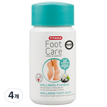 티타니아 족욕소금 족욕용솔트, 250g, 4개