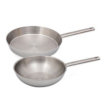 퀸센스 샤이니 통5중 팬 2종 세트, 프라이팬 28cm + 궁중팬 28cm