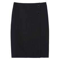 EnC 단추 포인트 랩 스커트 ENWH12481O