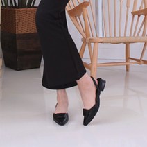 르본디 수제 스틸레토 슬링백샌들 3cm