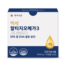 백세식품 알티지 오메가3 60g, 60정, 1개