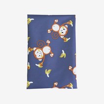 더해피 양면 방수 패턴 원단, 몽키바나나 네이비