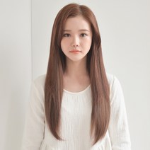 에스홀릭 여성용 스트레이트 붙임머리 2클립 x 3p + 5클립, 옐로우브라운, 1세트
