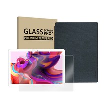 APEX 2IN1 태블릿PC U10 PRO PLUS + 강화유리 + 태블릿PC 케이스 세트, 화이트 + 그레이(태블릿PC), 블랙(케이스), 128GB, Wi-Fi