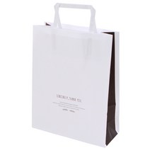 땡큐 쇼핑백 중 10p, 화이트