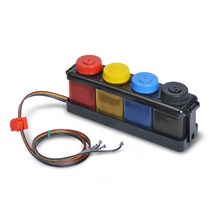 원더잉크S DIY HP1510 HP2050 HP2510 HP2540 HP3050 HP61 확장형 무한공급기 호환 리필잉크 500ml, 혼합 색상, 1개