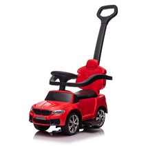 하나토이즈 아동용 4 IN 1 BMW M5 저소음 멀티 푸쉬카, 레드