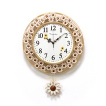 저소음 네이처 해바라기 시계 kpl067, 화이트