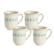 시라쿠스 머그컵 285ml, 블루로렐, 4개
