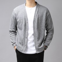 더맨쉽 남성용 모티브 베이직 보카시 가디건 DLTGT23012