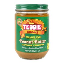 테디 유리병 땅콩버터 스무스